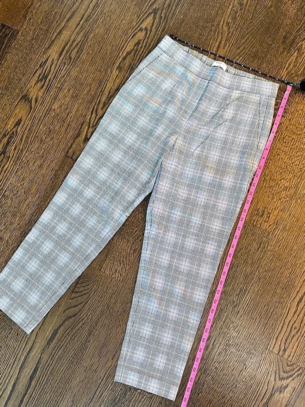 Babaton Checkered Straight Leg Pants